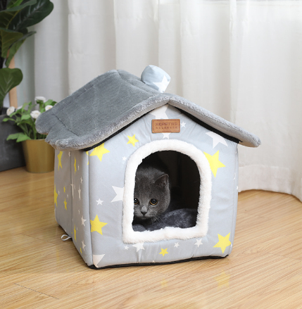 Casa Refugio Cerrada Cálida para Mascotas