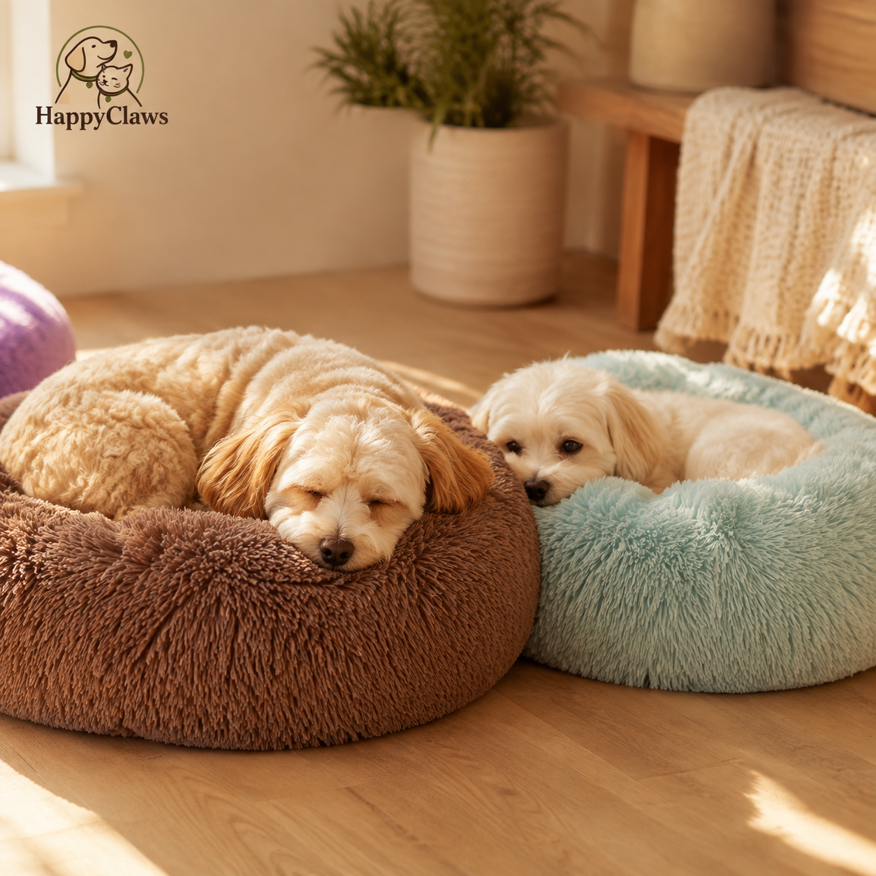 ☁️ CloudNest™ | Cama Antiestrés Premium para Perros y Gatos (70 cm)