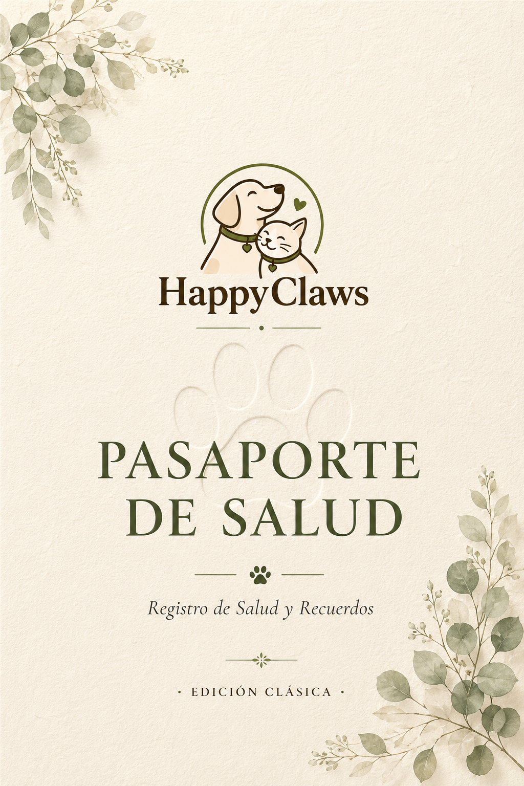 Pasaporte de Salud HappyClaws™ 🐾