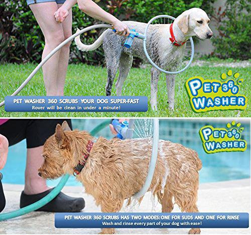 Ducha para Perros con Pistola Circular de Agua