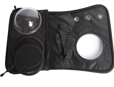 Mochila Plegable para Gatos con Diseño de Malla Transpirable