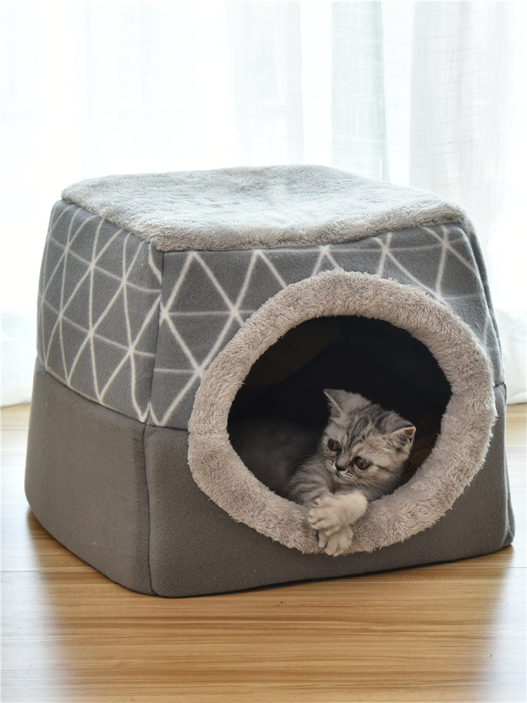 Cama para Perros y Gatos - Cápsula Espacial de Uso Dual